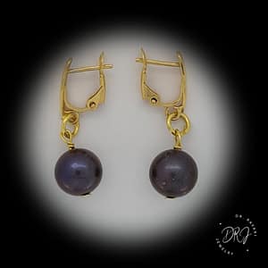 Black Pearl Earrings