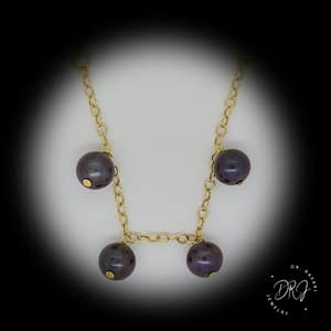 Black Pearl Necklace