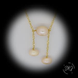Beige Pearl Necklace