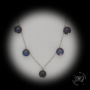 Black Pearl Necklace