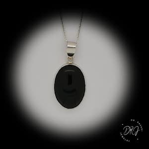Black Stone Pendant