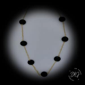 Dark Green Sandstone Necklace